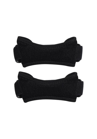 Diz Kapağı Kayışlı 2'li Dizlik Paketi, Diz Ağrısı, Jumper's Knee, Tendinit, Basketbol, R İçin Patellar Tendon Sabitleyicili Ayarlanabilir Diz Desteği