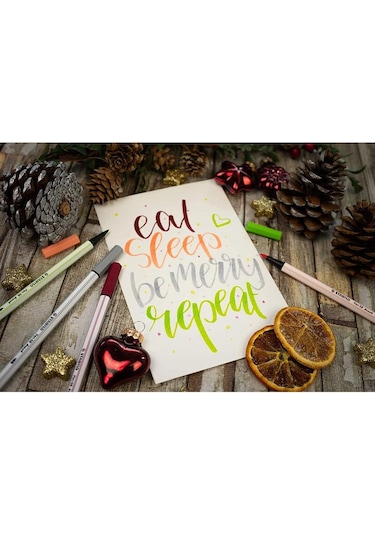 Stabilo Pen 68 Brush Arty Fırça Uçlu Keçeli Kalem Seti 12'li