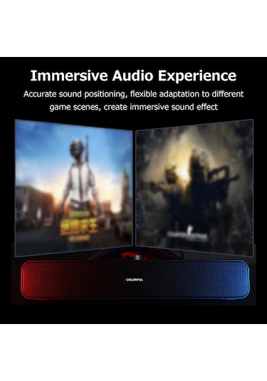 Xindoker Colorful Csp-5201 Usb Bilgisayar Hoparlörü - 3w Çift Hoparlör, Hifi Ses Kalitesi