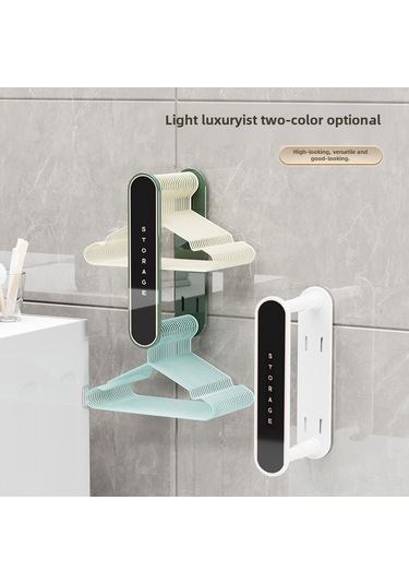 Reedark Duvar Montajlı Gömlek Asma Rakusu - Uzatılabilir, Delme Yok, Mekan Tasarrufu, Yeşil Yeşim, Çeşitli Odalar İçin, Dayanıklı Plastik Malzeme