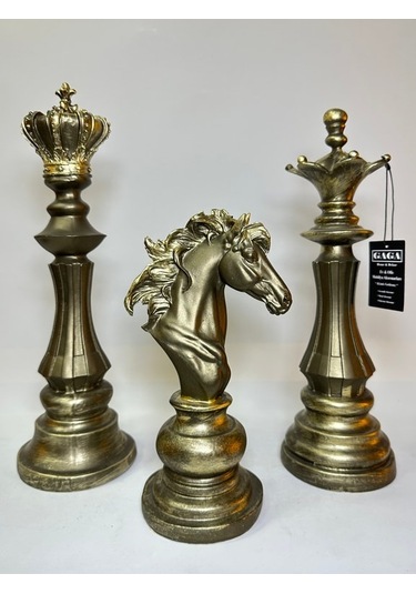 3'lü Santranç Dekor Gaga-701