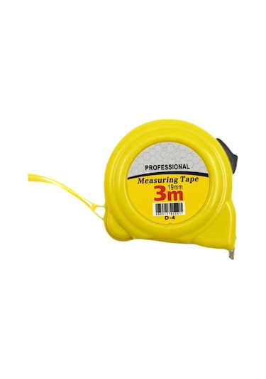 Profesyonel Şerit Metre Mezura 3 Metre 19 mm