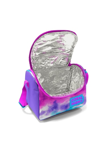 Coral High Kids Renkli Batik Unicorn Dondurma Desenli Thermo Beslenme Çantası 11862