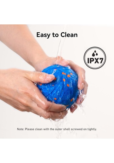 Cheerble Akıllı Köpek Oyuncağı - Şarjlı, Mavi, 7x7x7 Cm, İnteraktif Hareketli Top