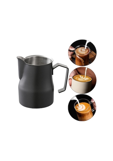 Suntek Sıcak Çikolata Ev Restoranı Için Süt Köpürtme 350ml-siyah