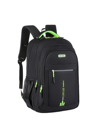 Erkekler İçin Şık Ve Büyük Kapasiteli Laptop Sırt Çantası, Kadınlar İçin Konforlu Seyahat Çantası, Öğrenciler İçin Dayanıklı Okul Çantası Yeşil