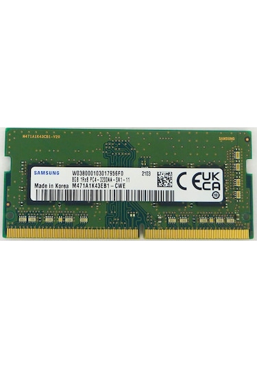 Samsung M471A1K43EB1-CWE 8 GB DDR4 3200 MHz CL22 Notebook Ram