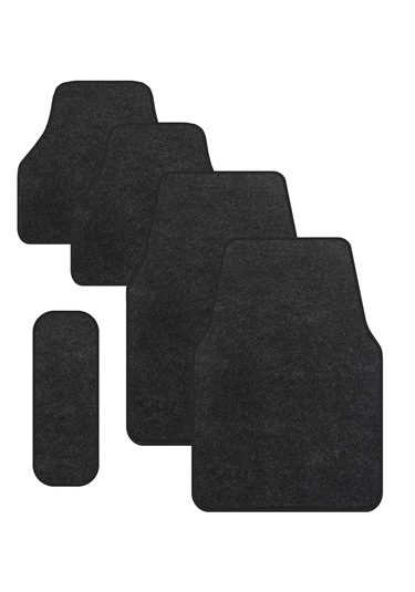 Universal Siyah Halı Paspas 5 Parça