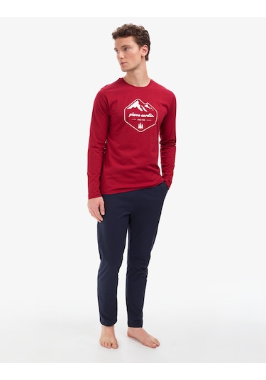 Pierre Cardin Erkek Bordo Pijama Takım 50322632-900