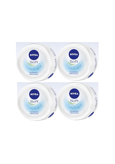 Nivea Soft Nemlendirici Bakım Kremi 4 x 200 ML