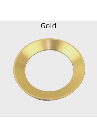 Araba Stil Direksiyon Amblemi Dekoratif Daire Halka Aksesuarları Altın