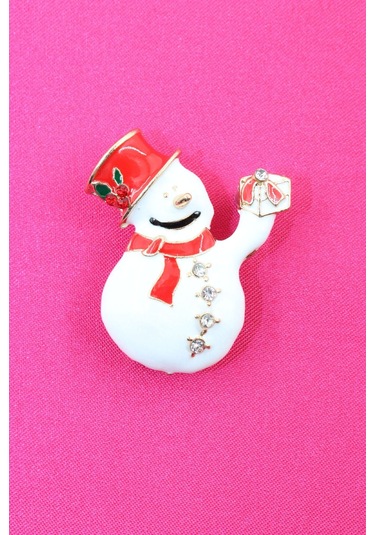 Kardan Adam Broş. Taşlı Tasarım Broş. Yaka İğnesi Kardan Adam Broş. Kadın Broş. Erkek Broş. Broş. Çok Renkli