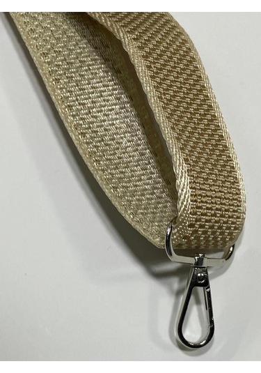 Postacı Çanta Sapı / Palaska Çanta Sapı / Sert Kolon Çanta Sapı / 4 Cm Bej Bej
