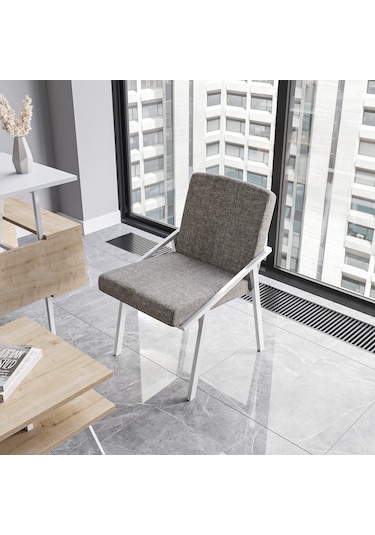 Lagomood İrony Maxi İki Koltuklu Ofis Takım Meşe Beyaz