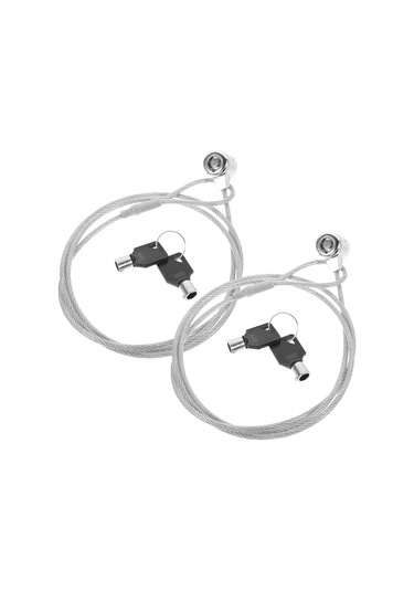 2 Takım Dizüstü Bilgisayar Kilidi Güvenlik Kablosu 1.2 M Dizüstü Bilgisayar
