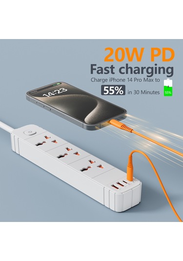 Joyjadehub Uluslararası Evrensel Priz Şeridi İngiliz Standart