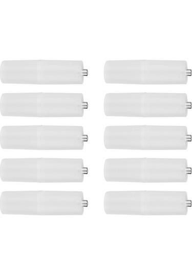 Tenfowee 10 Adet Şeffaf Aaa'dan Aa'ya Pil Dönüştürücü, Dayanıklı Abs Malzeme, Hafif Ve Taşınabilir