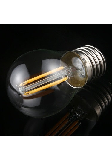 G45 E27 4w Retro Karartma Led Filament Ampul Beyaz