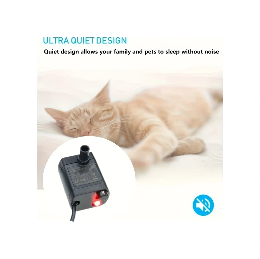 Willowhaven Gudyir Mini Dalgıç Çeşme Pompası - Beyaz Usb Güçlü Esnek Hortum Sessiz