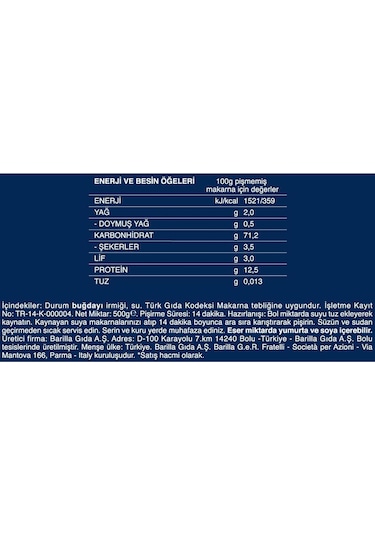 Gnocchetti/deniz Kabuğu Makarna 500 Gr