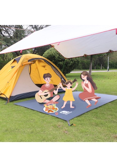 Leezsing Çift Kişilik Kamp Tente Altı Paspası - 140x210 Cm Oxford Kumaşı, Pu2000mm Su Geçirmez, Güneşlik/fonksiyonel Outdoor Malzeme Çok Renkli