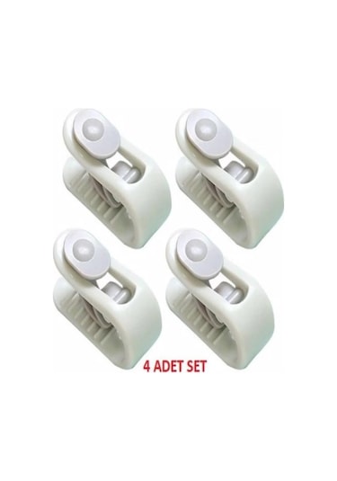 4 Adet Mandallı Yorgan Battaniye Sabitleme Klipsi Nevresim Tutucu