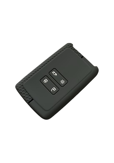 Gma Keys Renault Clio E-tech Austral Megane E-tech 4 Anahtar Koruma Kılıfı Petek Desenli Gri Siyah