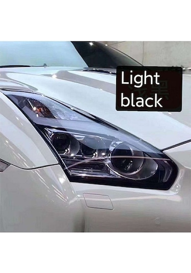 Far Stop Filmi Far Folyosu Açık Siyah Far Çizik Çizilme Engelleyici Folyo 100cm X 30cm