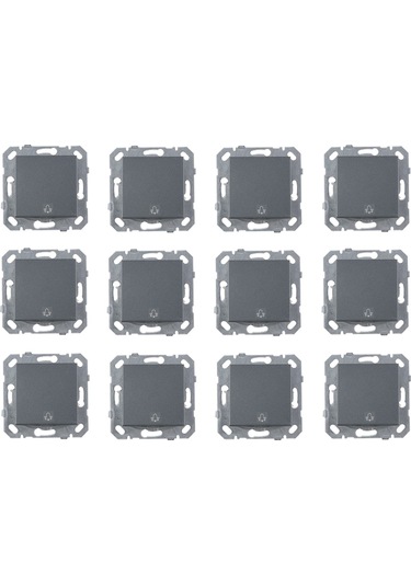 Netelsan Byobu 12 ADET Füme Zil Anahtar Çerçevesiz