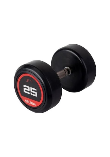 313 Spor 25 KG Kauçuk Kaplı Olimpik Dambıl - 1 Adet