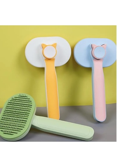 River World Köpekler İçin Tüy Fırçası Kendi Kendini Temizleyen