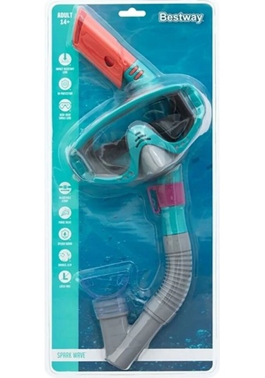 Bestway Spark Wawe Snorkel Mask Çok Renkli