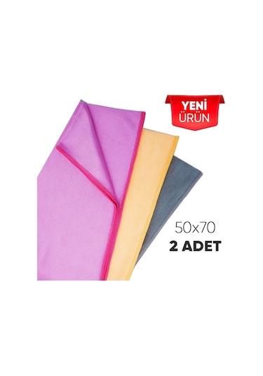 Çizgili Cam Bezi 2 Adet 50x70 Cm
