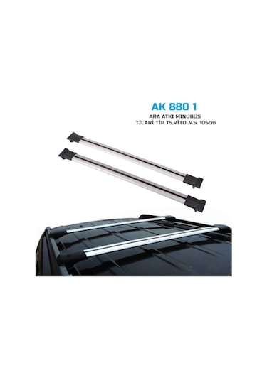 Tüm Araçlara Uyumlu Boy Port Bagaj Ara Atkı Tavan Barı 2'Li (327145533)
