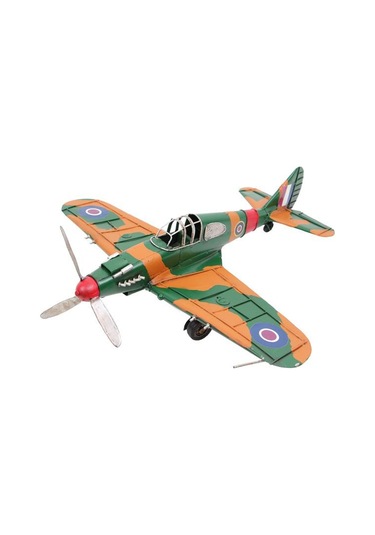 Metal Uçak Dekoratif Hediyelik