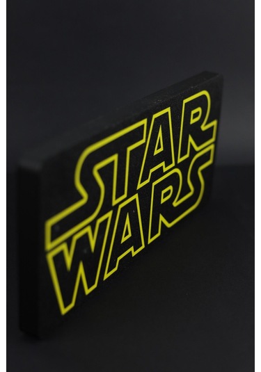 Star Wars - 3 Boyutlu Tabela - 25cm X 12cm X 1.5cm