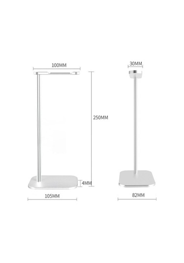 Novahub Taşınabilir Kulaklık Standı Alüminyum, Kaymaz Pembe, Dayanıklı, Ev & Ofis