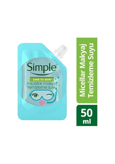 Simple Kind To Skin Micellar Makyaj Temizleme Suyu 50 ML