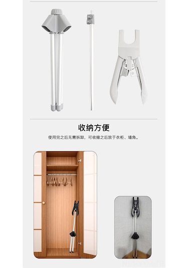 Geeksen Pratik Katlanır Ütü Standı Ve El Ütü Masası - Dayanıklı Ve Ayarlanabilir Diğer