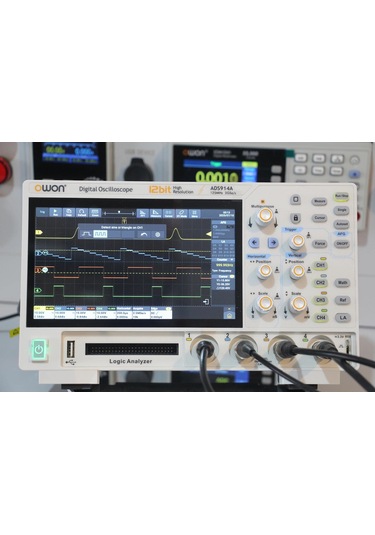 Owon Ads914a Osiloskop-125mhz-4ch-7''dokekr-la-12bit