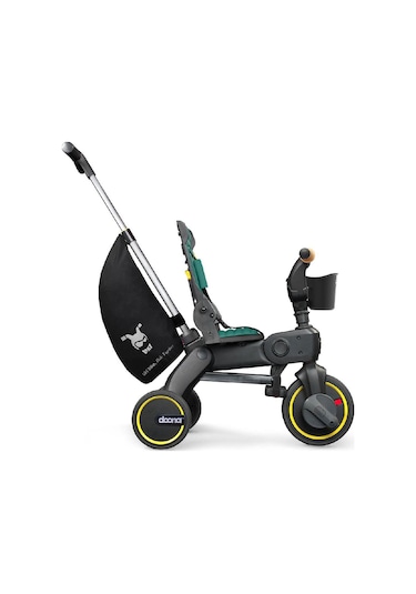 Doona Liki Trike Tek Parça Katlanır 3 Tekerlekli Bebek Bisikleti S5 Yeşil