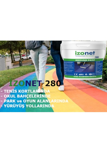 İzonet 280 Tenis Kort Boyası 18 Kg