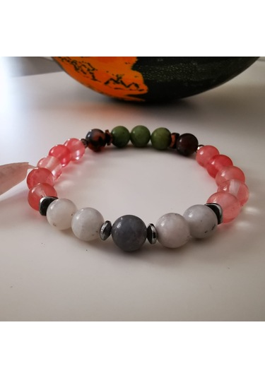 Teoman-Doğaltaş-Takı Yengeç Burcu Bilekliği Çok Renkli