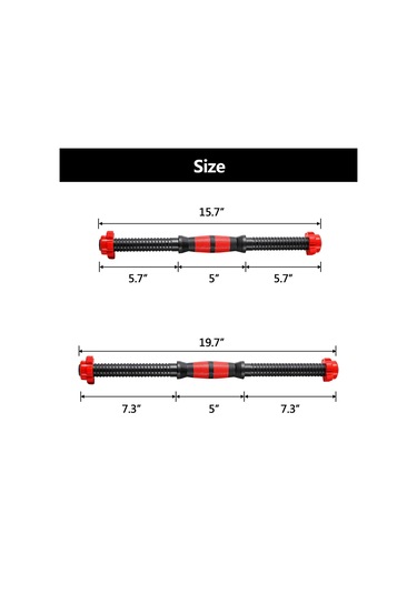 Dolıty Kaymaz Çelik Dambıl Kolu Bağlantı Ortak Barbells Bar 40cm
