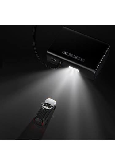 Baseus Tam Otomatik Şarjlı Hızlı Akıllı Araç lastik Şişirme Pompası Kompresöru