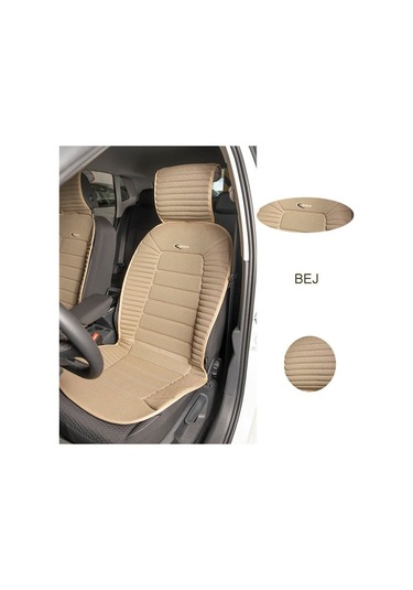 Bmw 1 Serisi 123 Uyumlu Koltuk Minderi Ön 2'li Set Bumerang Bej