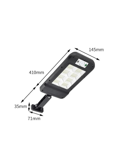 Cbtx Bahçe Aydınlatma Güneş Enerjili Duvar Lambası Açık Su Geçirmez İndüksiyon Bahçe Aydınlatma Ev Sokak Lambası Uzaktan Kumanda İle 8 X 16led