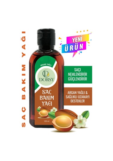 Dorsy Argan Saç Bakım Yağı 125 ML