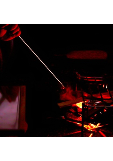 Gajeena Alüminyum Çelik Ayrılabilir Alev Destekleyici, Taşınabilir Depolama Çantasıyla, Kamp Ve Açık Hava Pişirme İçin Verimli Yangın Aracı Gümüş