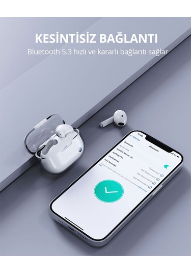 Aukey EP-M2-WH 13mm Sürücülü Bluetooth 5.3 Ipx4 Kablosuz Kulaklık